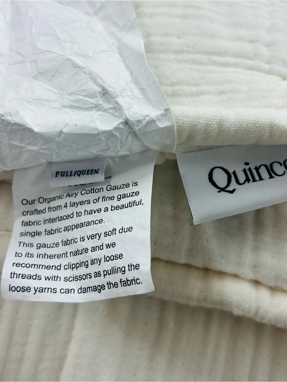 Quince includes full