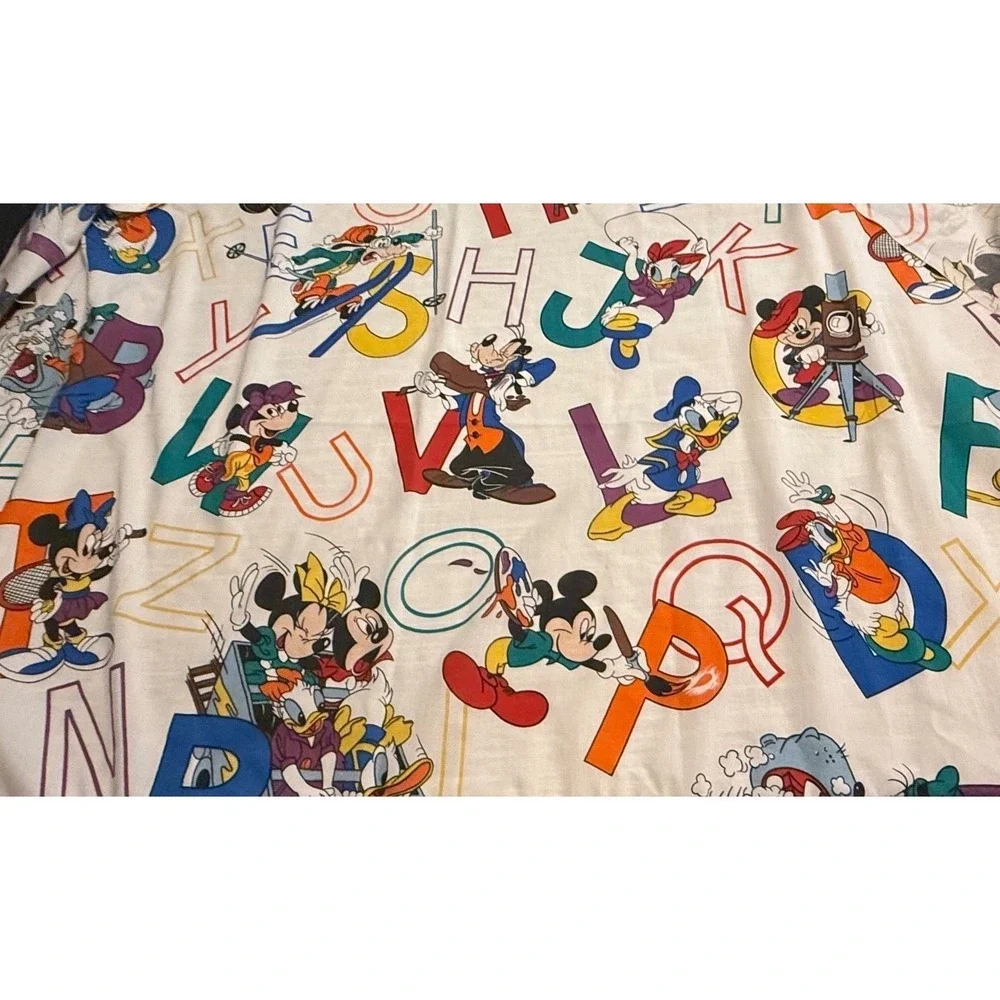 80s Disney Character‎ Storyboard Sheet | Pristine Vintage Cotton Blend