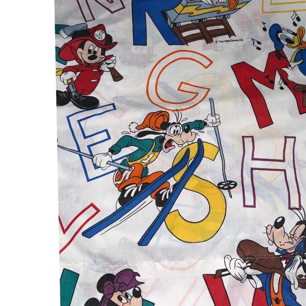 80s Disney Character‎ Storyboard Sheet | Pristine Vintage Cotton Blend