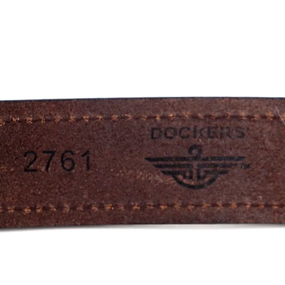 DOCKERS BROWN GENUINE LEATHER 1.25