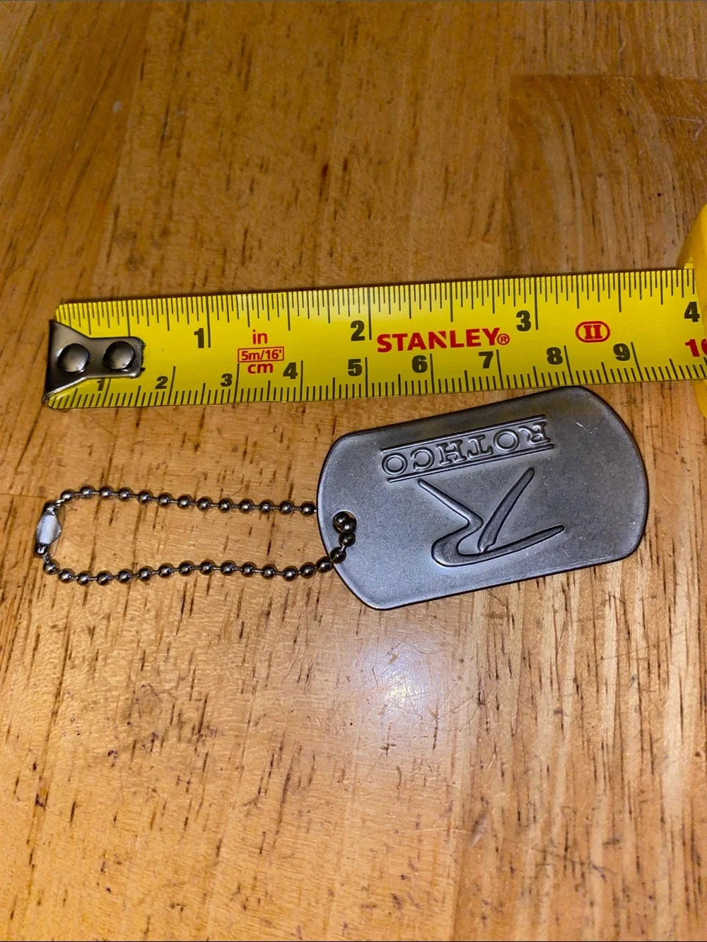 Rothco military token keychain
