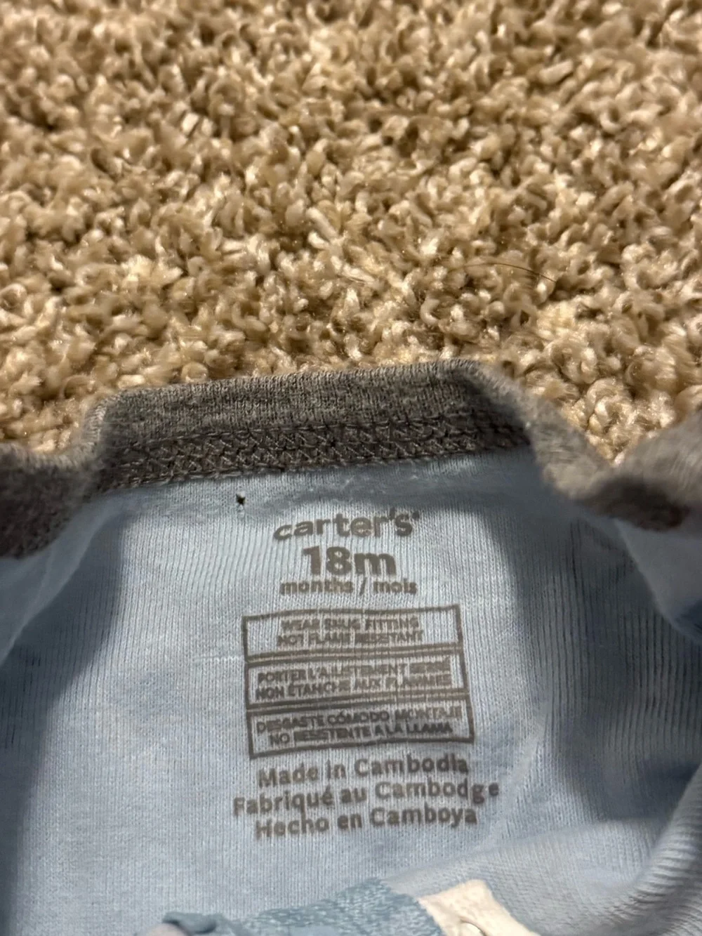 Carters Onesie