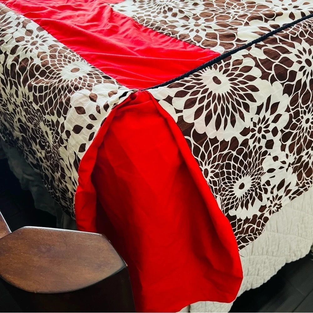 Handmade Full Size Quilted Bedspread.