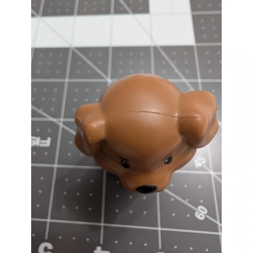Fisher Price x Barbie Collection‎ Little People brown puppy dog pink color 2023