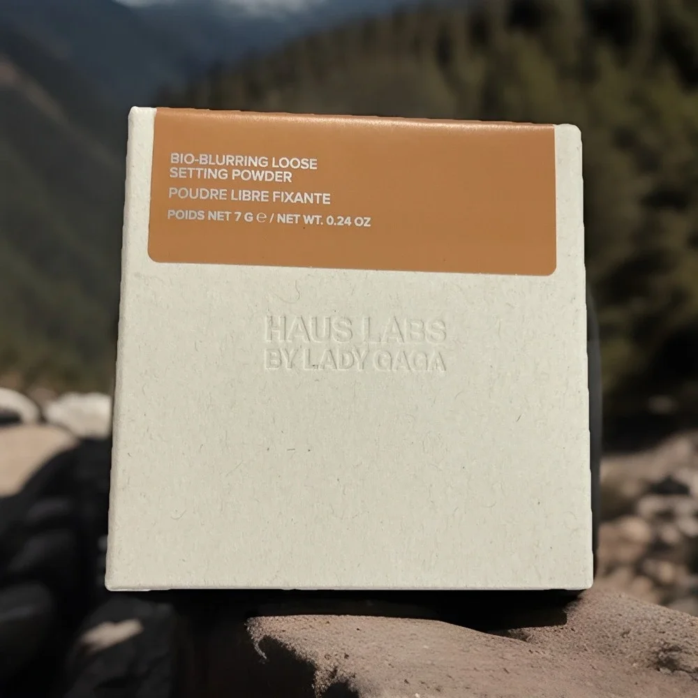 Haus Labs Bio-Blurring Loose Setting Powder Deep Honey‎ • Talc-Free • NEW NIB