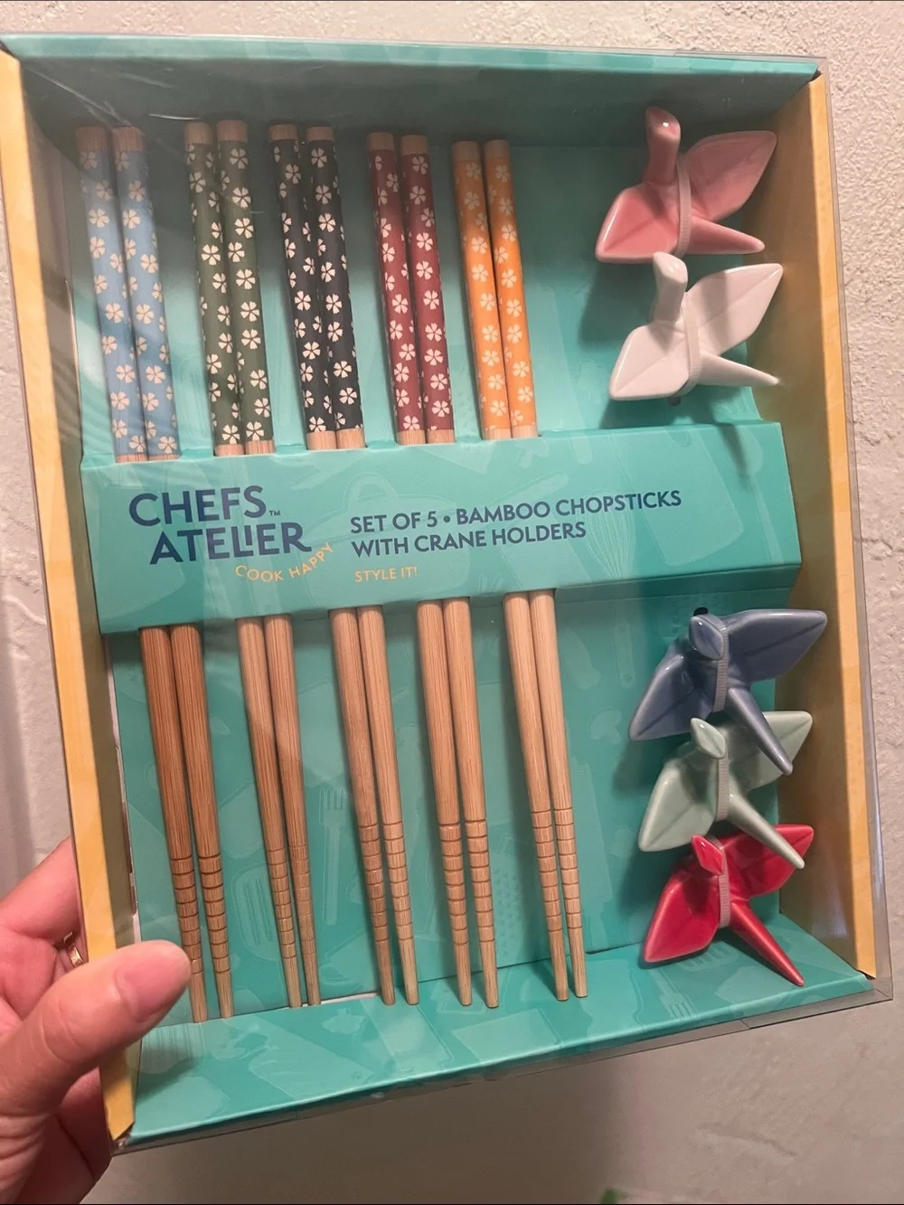 Chefs Atelier 5 bamboo Choppsticks Collection set five
