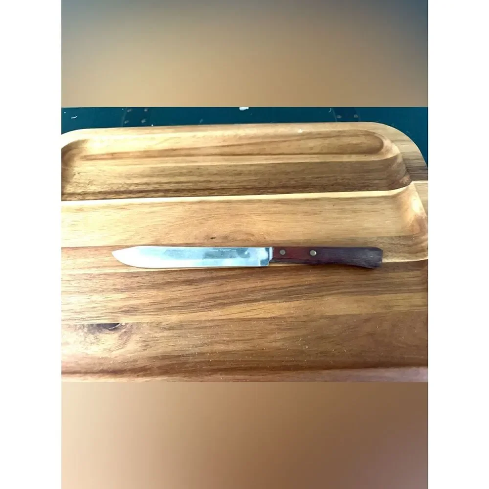 Forgecraft Stainless Steel Carving Kitchen Knife USA Vintage