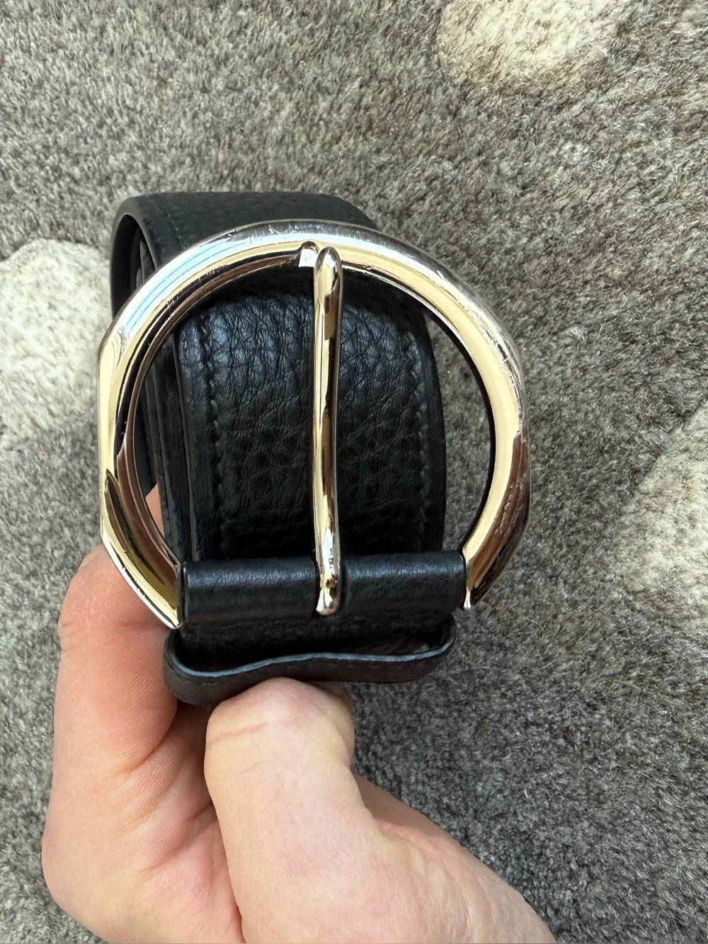 Prada leather belt