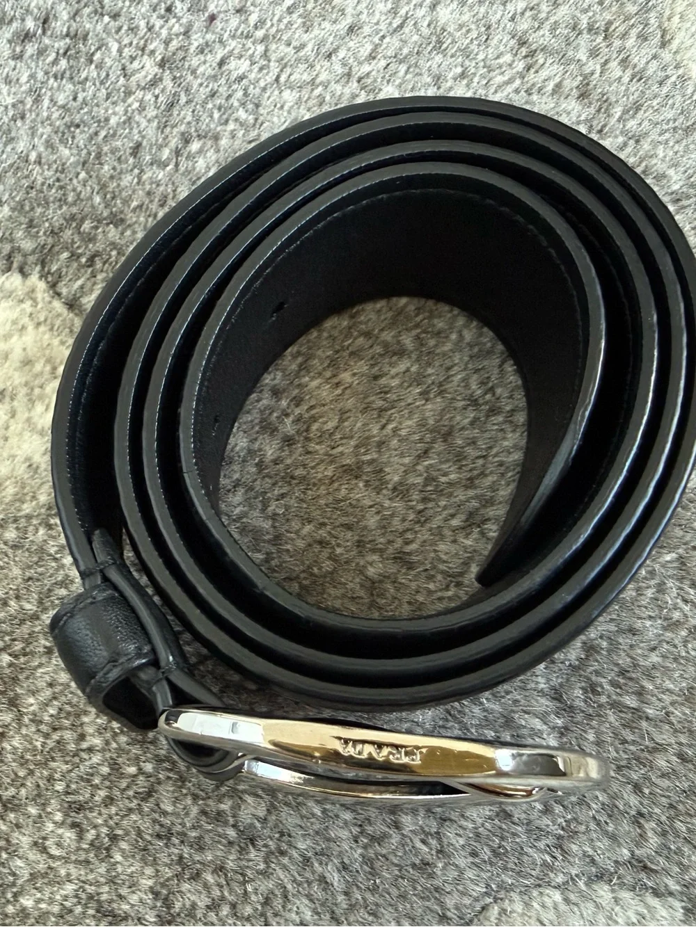Prada leather belt