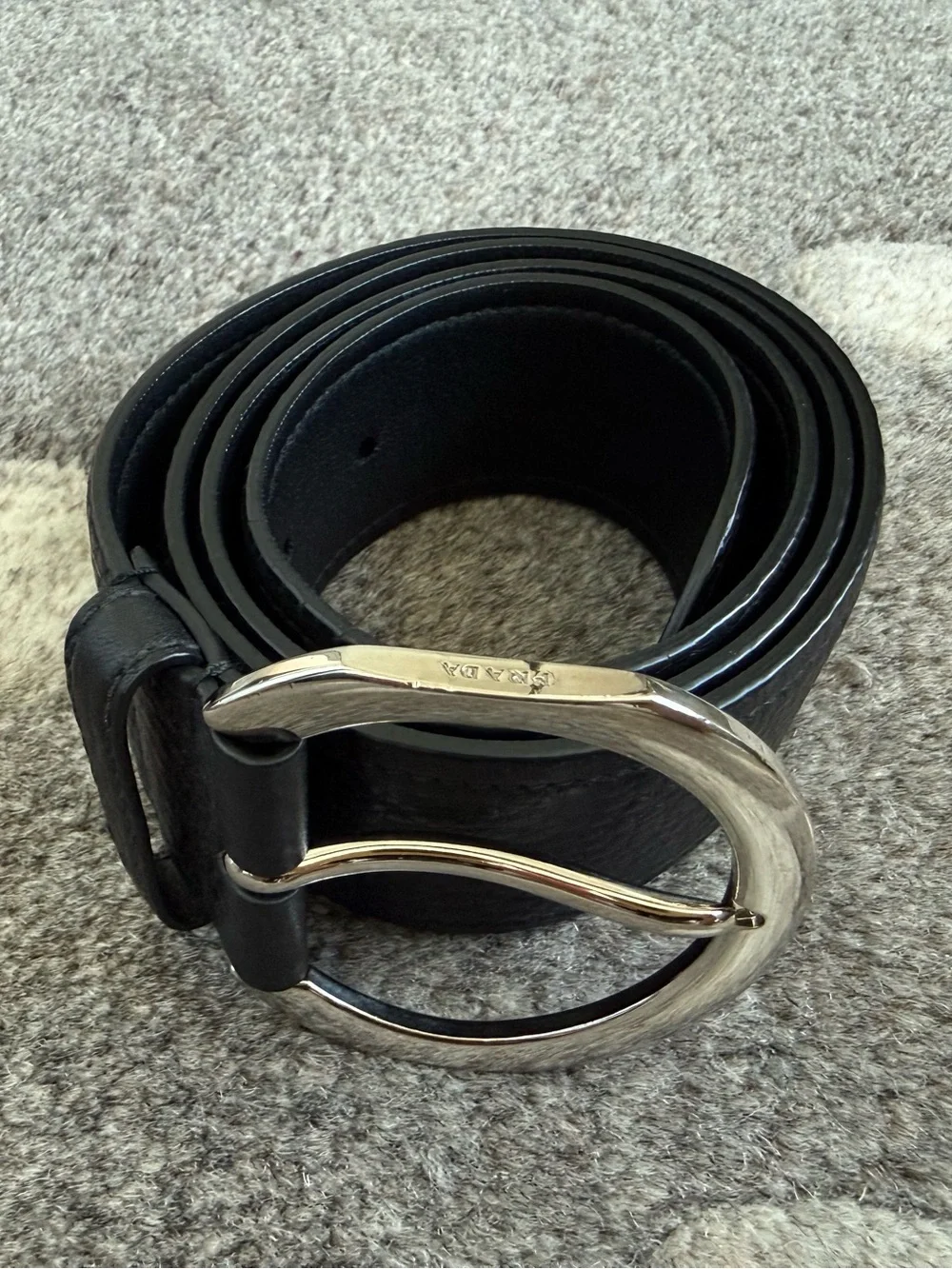 Prada leather belt