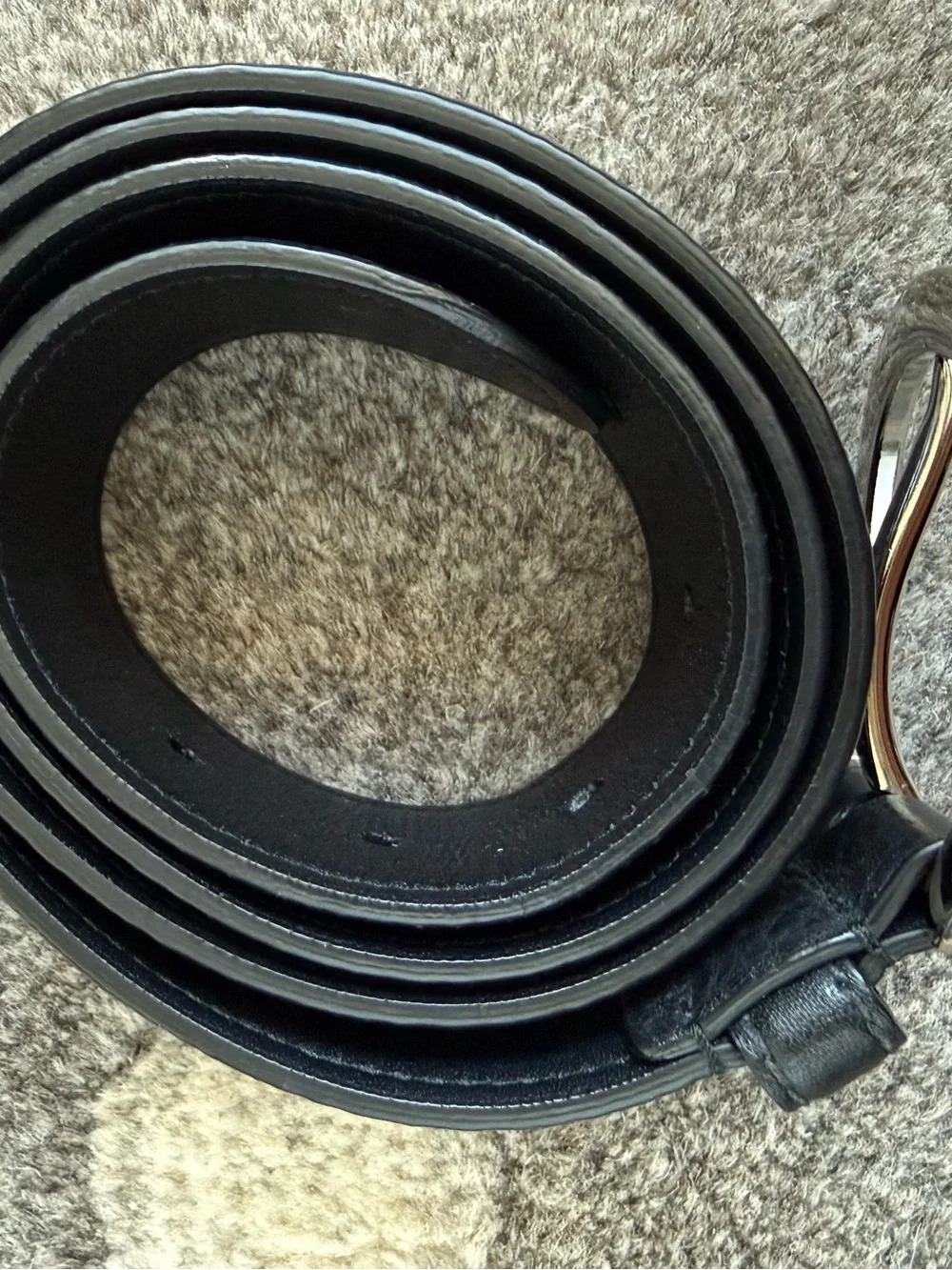 Prada leather belt