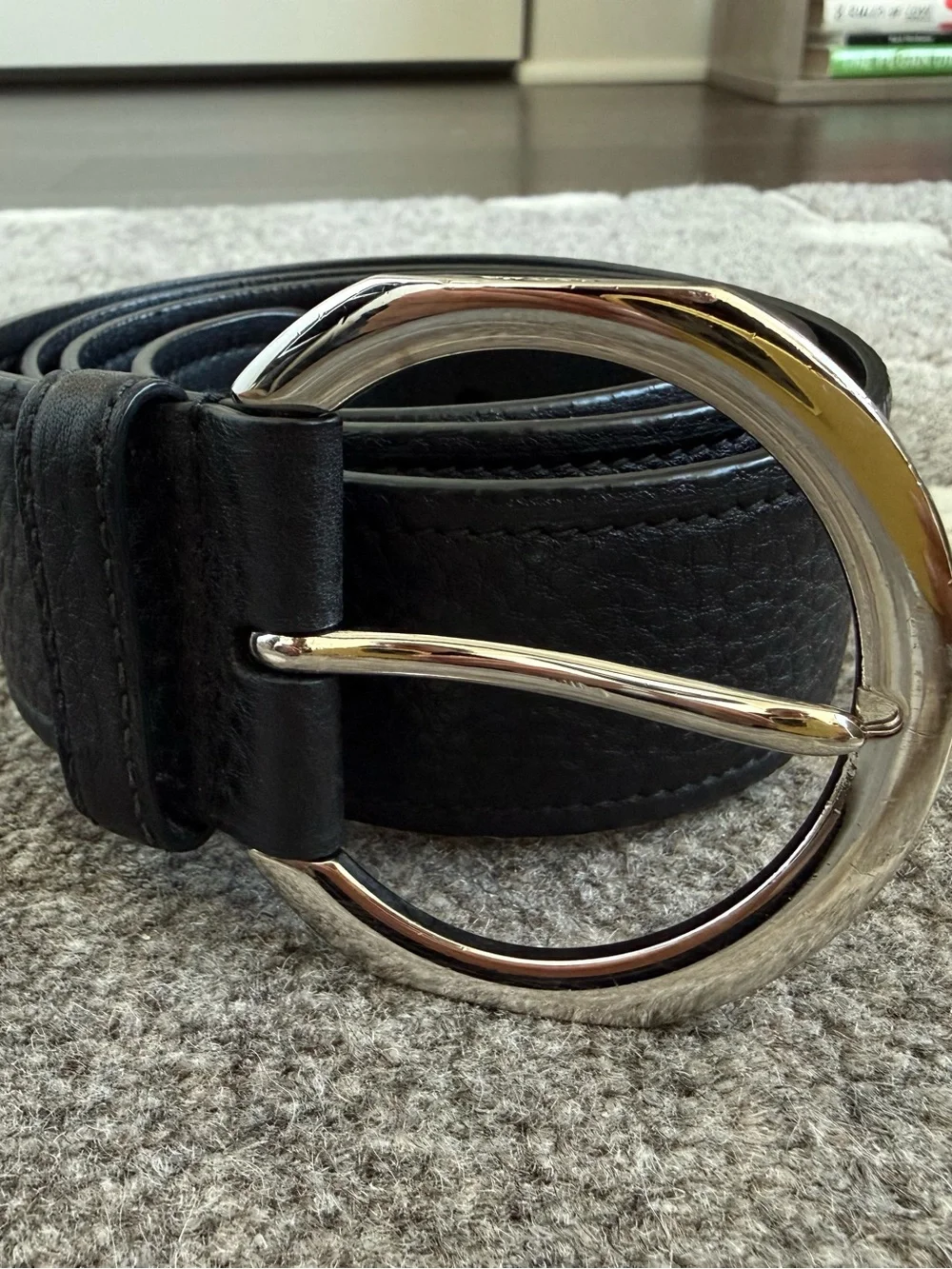 Prada leather belt