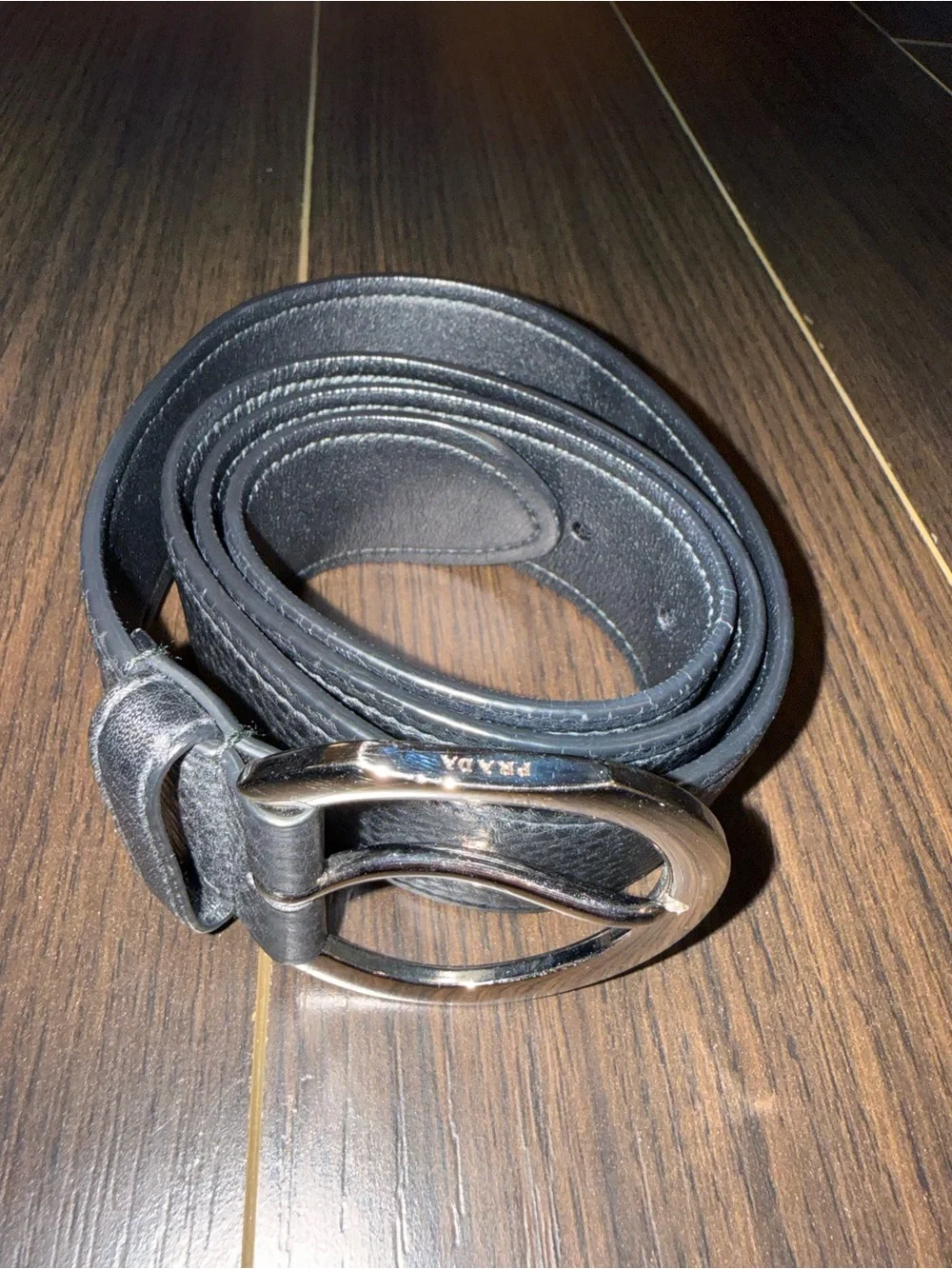 Prada leather belt