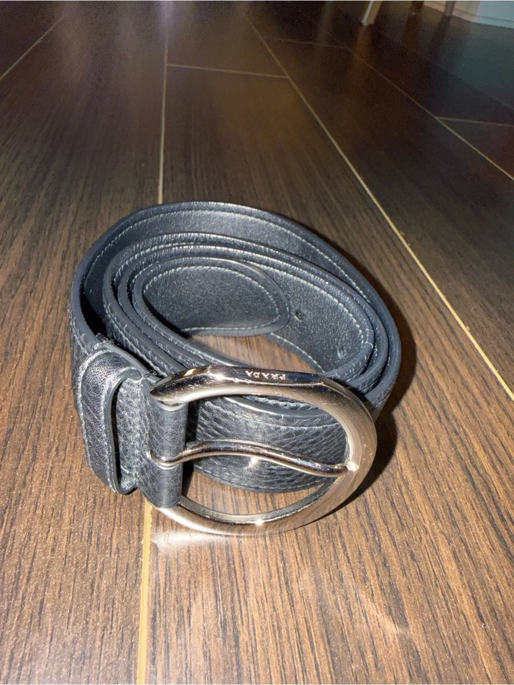 Prada leather belt