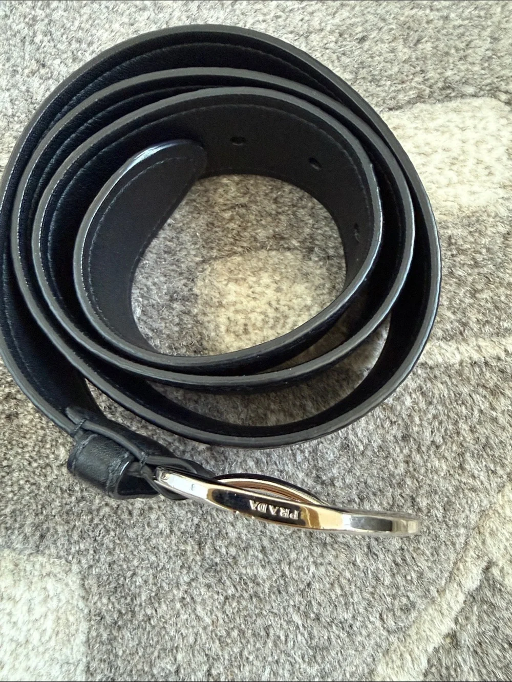 Prada leather belt