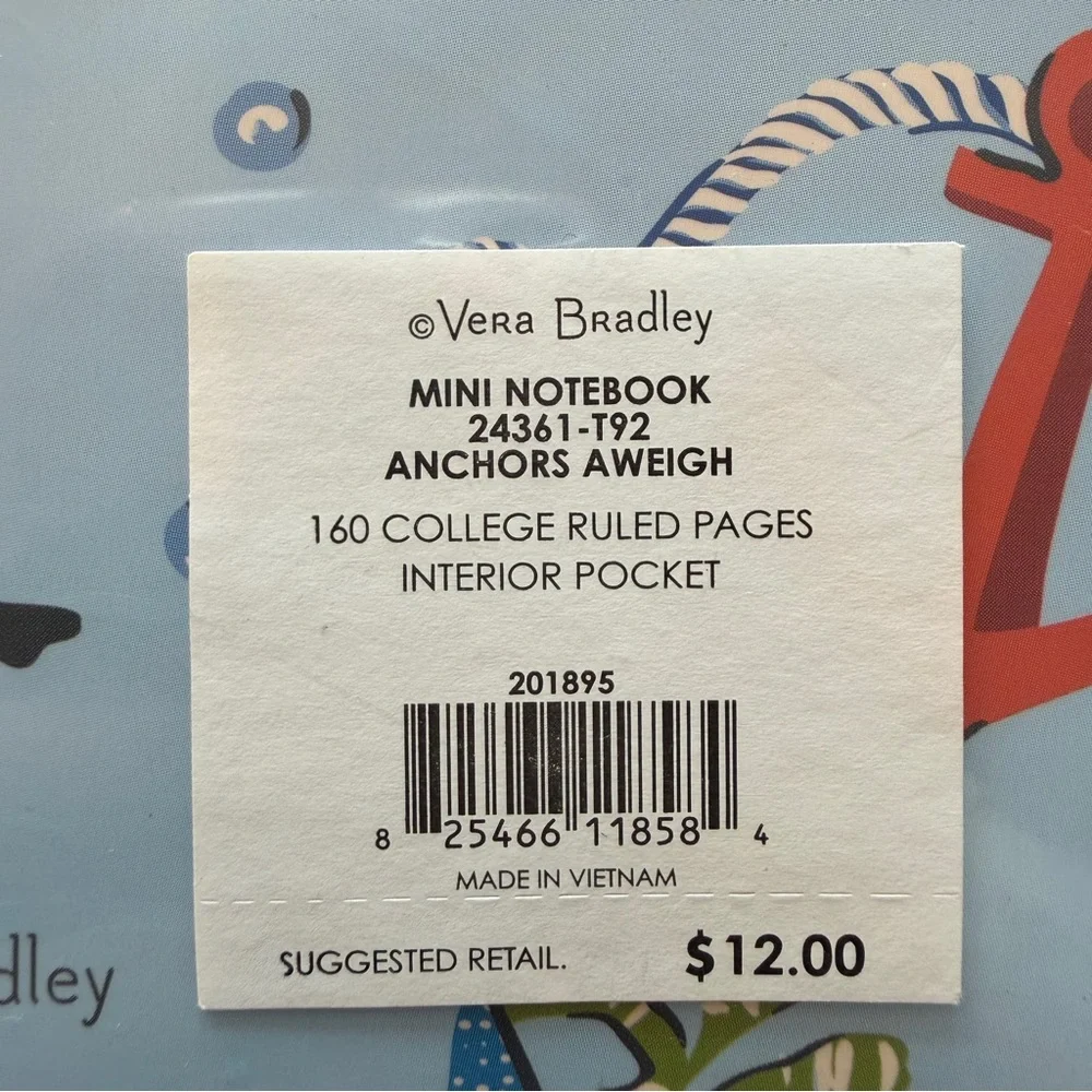 Vera Bradley spiral notebook