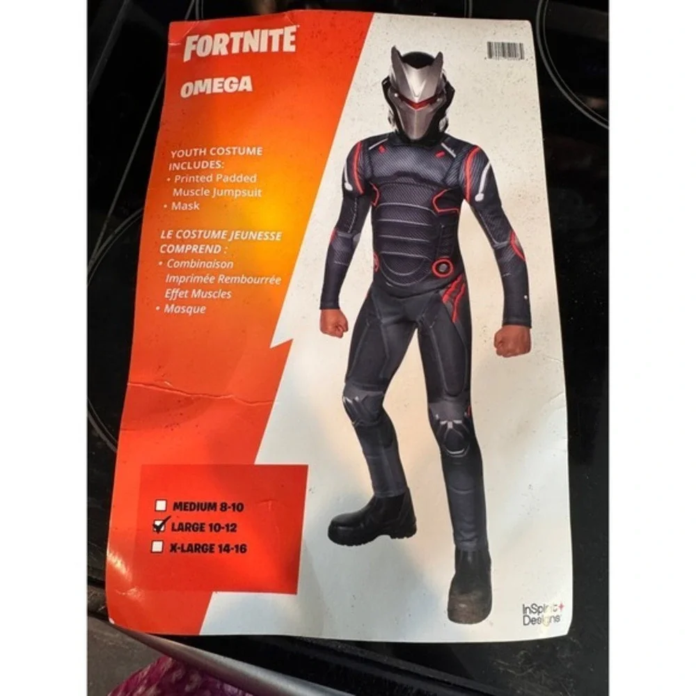 Fortnite InSpirit Designs Youth Costume Bodysuit & Mask Size Large 10-12‎