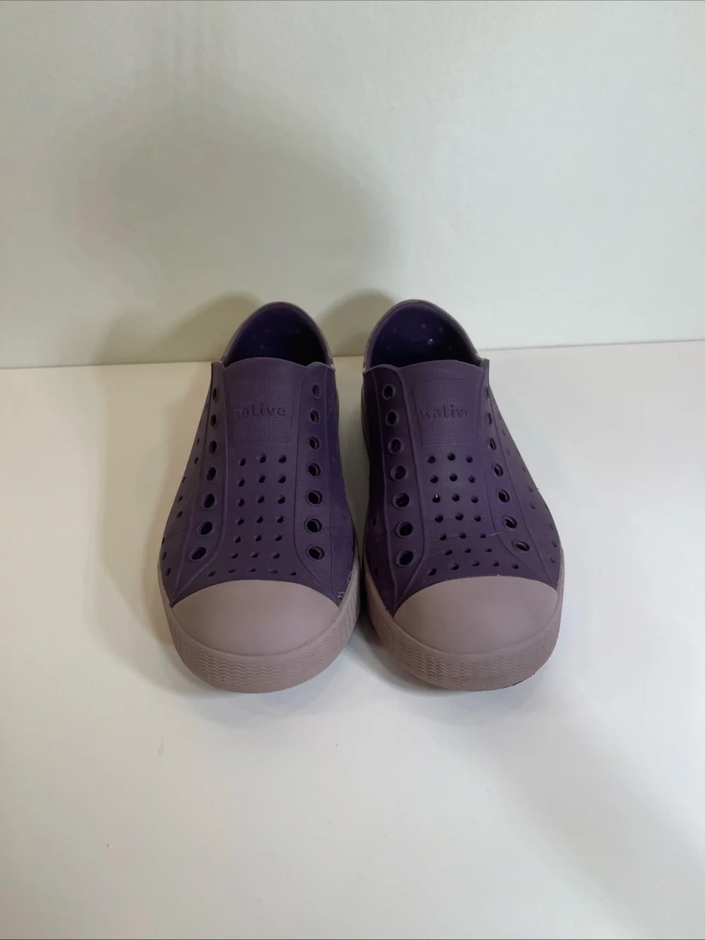 Native Jefferson Shoes Purple Little Kids Child C12 Rubber / Water Shoe Girls