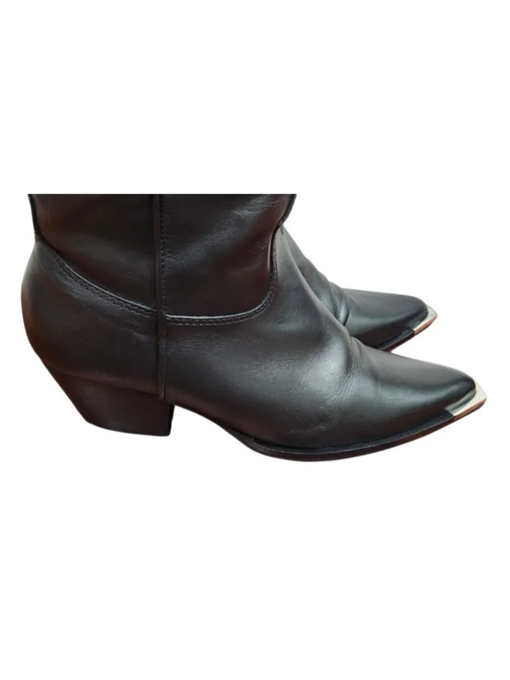 Schutz black leather