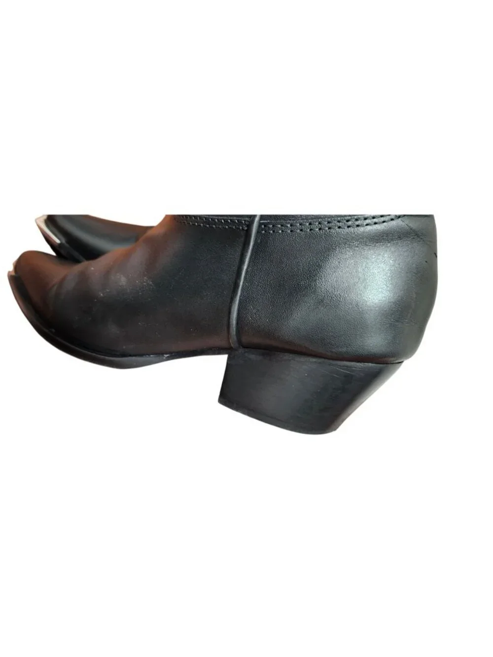 Schutz black leather