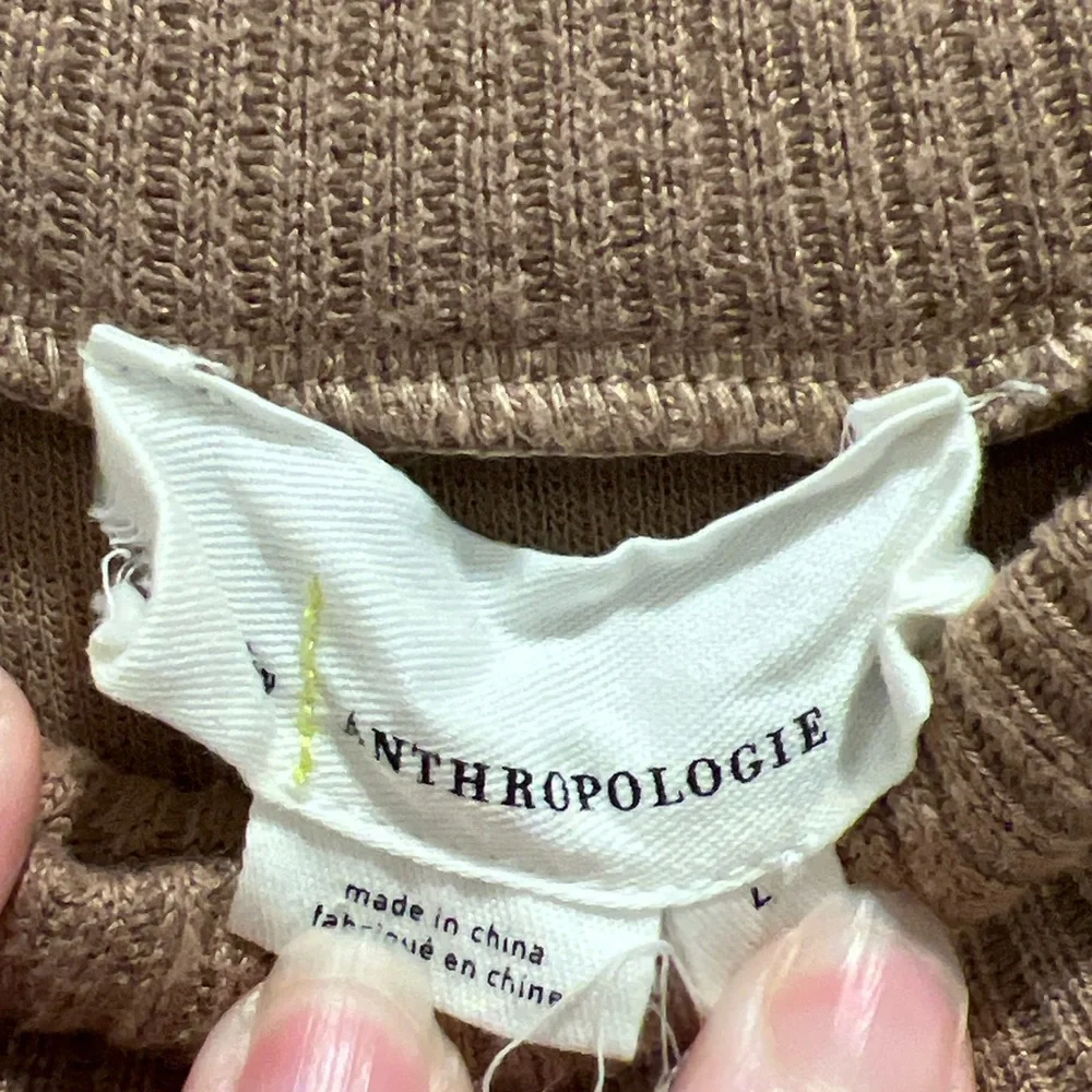 Anthropologie peplum sweater