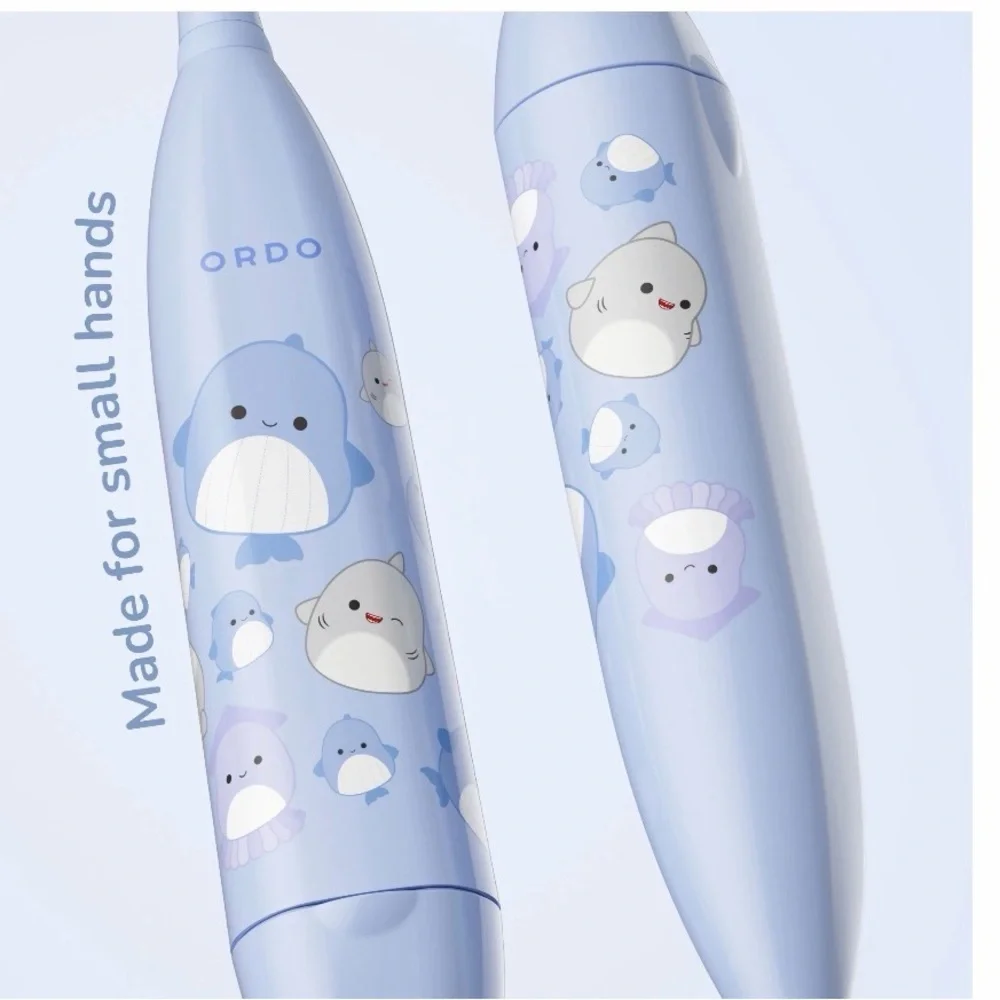Ordo Kids Battery Sonic Toothbrush - Squishmallows Samir - Blue