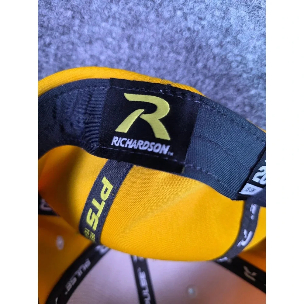 Richardson PTS20 Baseball Cap Mens XS-SM Yellow Blue Embroidered S Ace Flag Hat