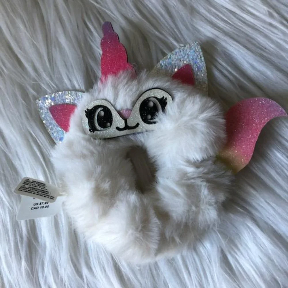 Claire’s Unicorn Plush Scrunchie Set