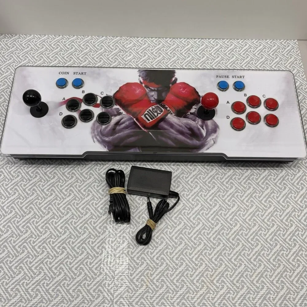 Pandora's Box Retro Arcade Console 4260 Games - Street Fighter Theme, EUC