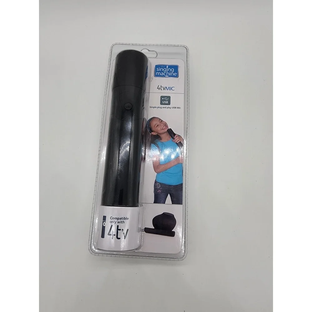 New 4TV 4TVMIC USB SINGING‎ MACHINE SMM210 MICROPHONE Sealed