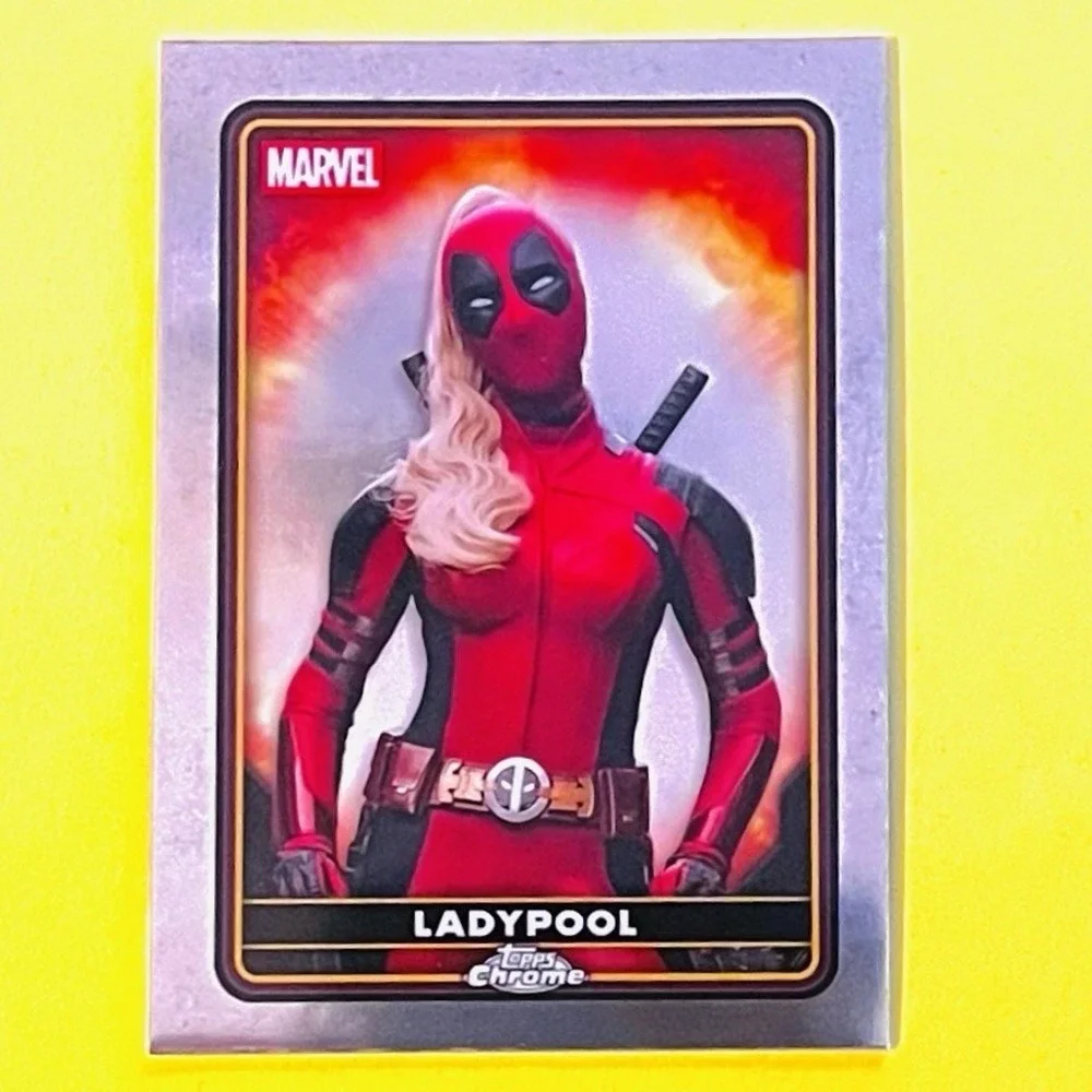 2025 Topps Chrome Deadpool & Wolverine #27 Ladypool Base Marvel‎