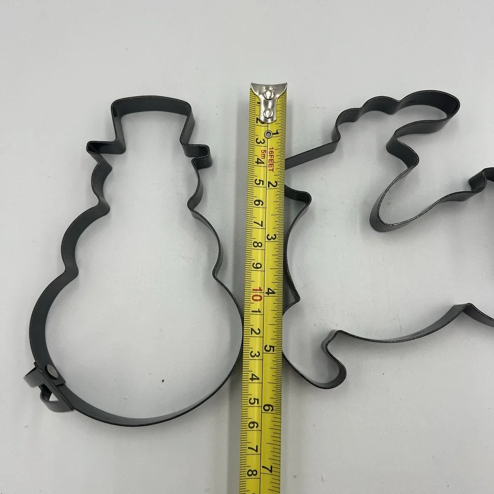 Williams Sonoma Pancake Molds‎ Christmas Holiday Snowman Reindeer Metal