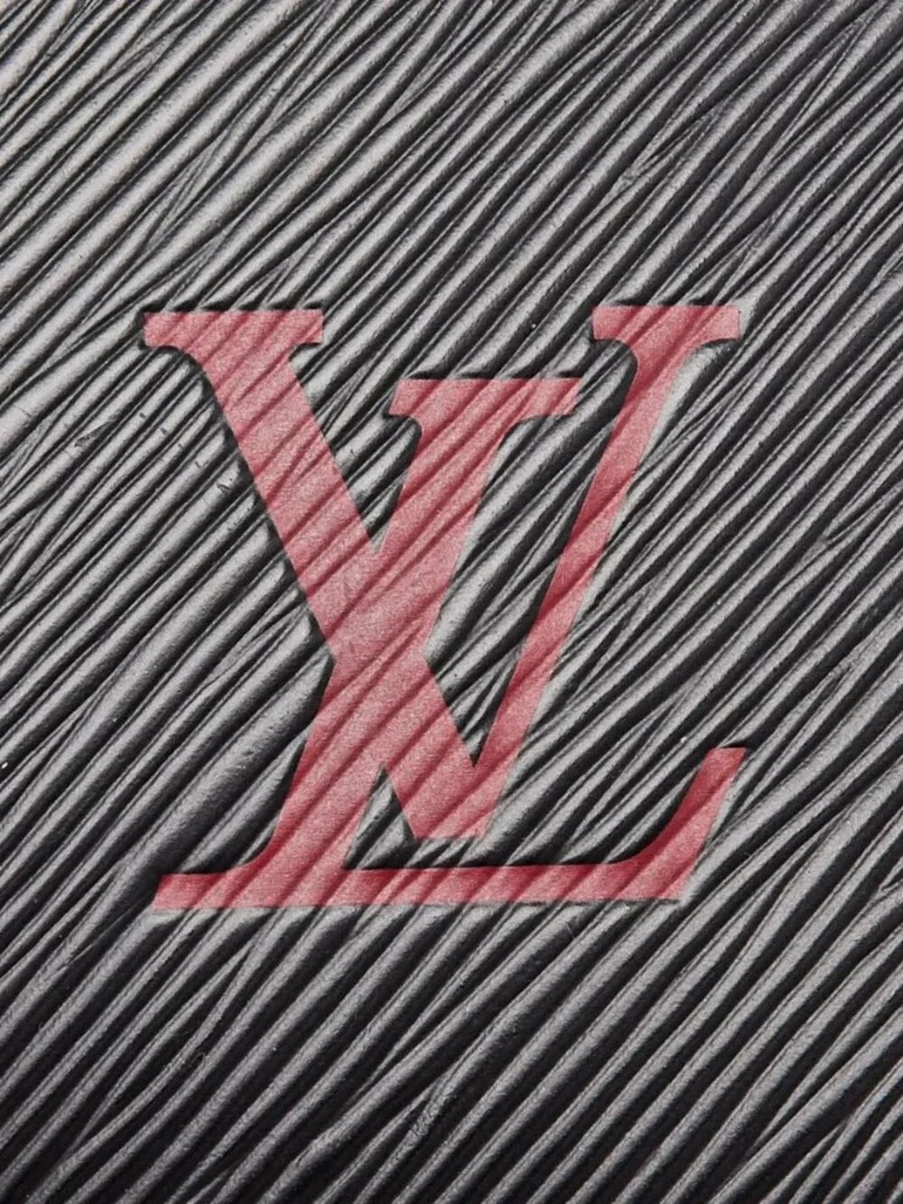 Louis Vuitton Black Epi Leather Sac Plat PM Bag
