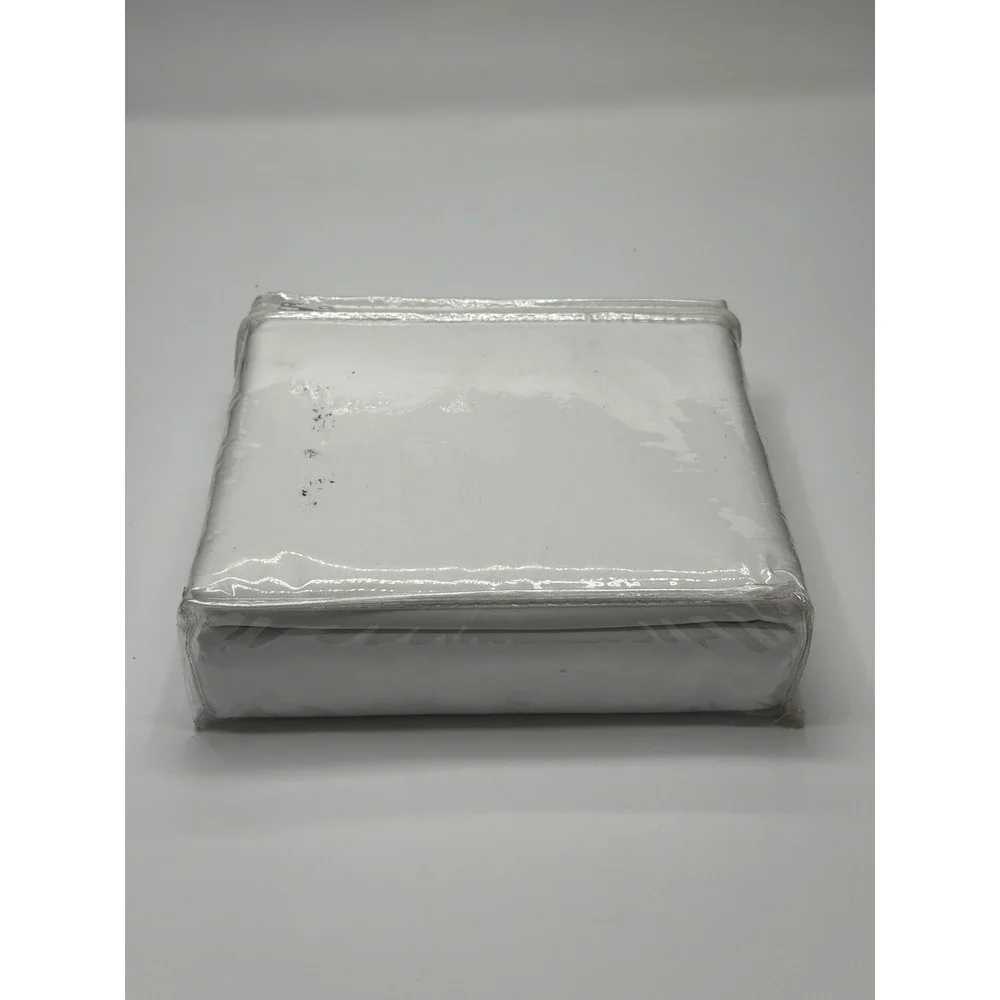 NWT Hearth & Harbor Style Comfort‎ Queen Duvet Cover Set White Microfiber
