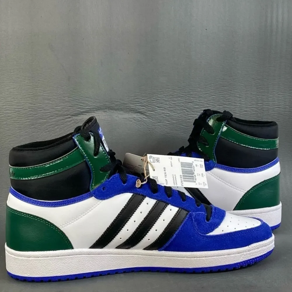 adidas Top Ten RB Lucid Blue Green athletic sneaker shoes men’s size 11