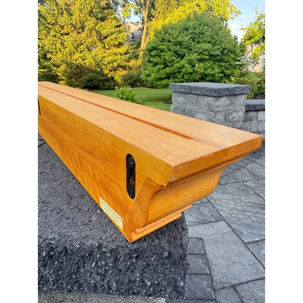 Pottery Barn Floating 36 Inch Woodern Wall Shelves Crown Molding Ledge