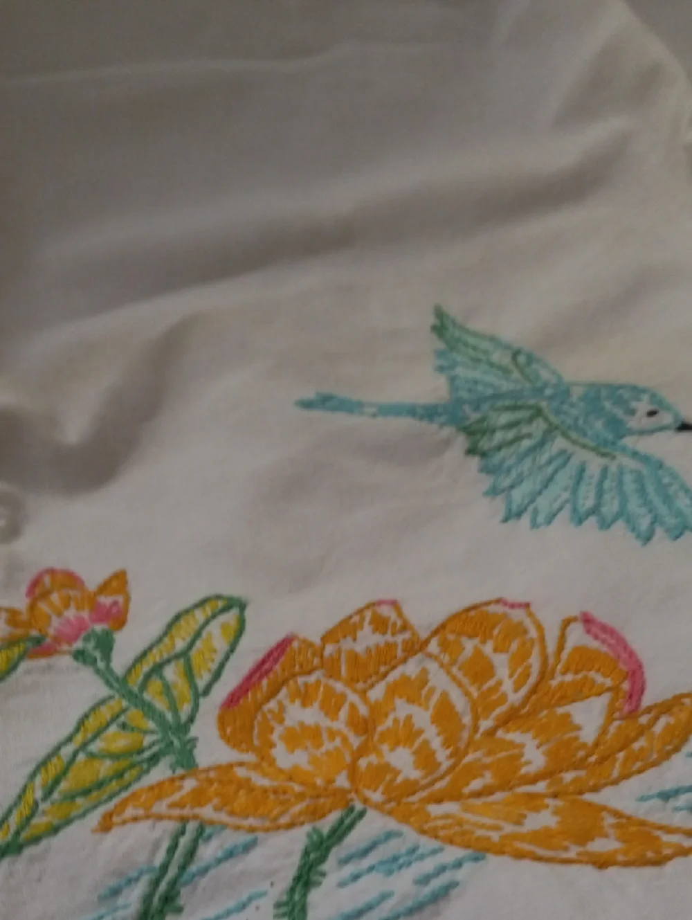 Hand Crafted hand embroidered