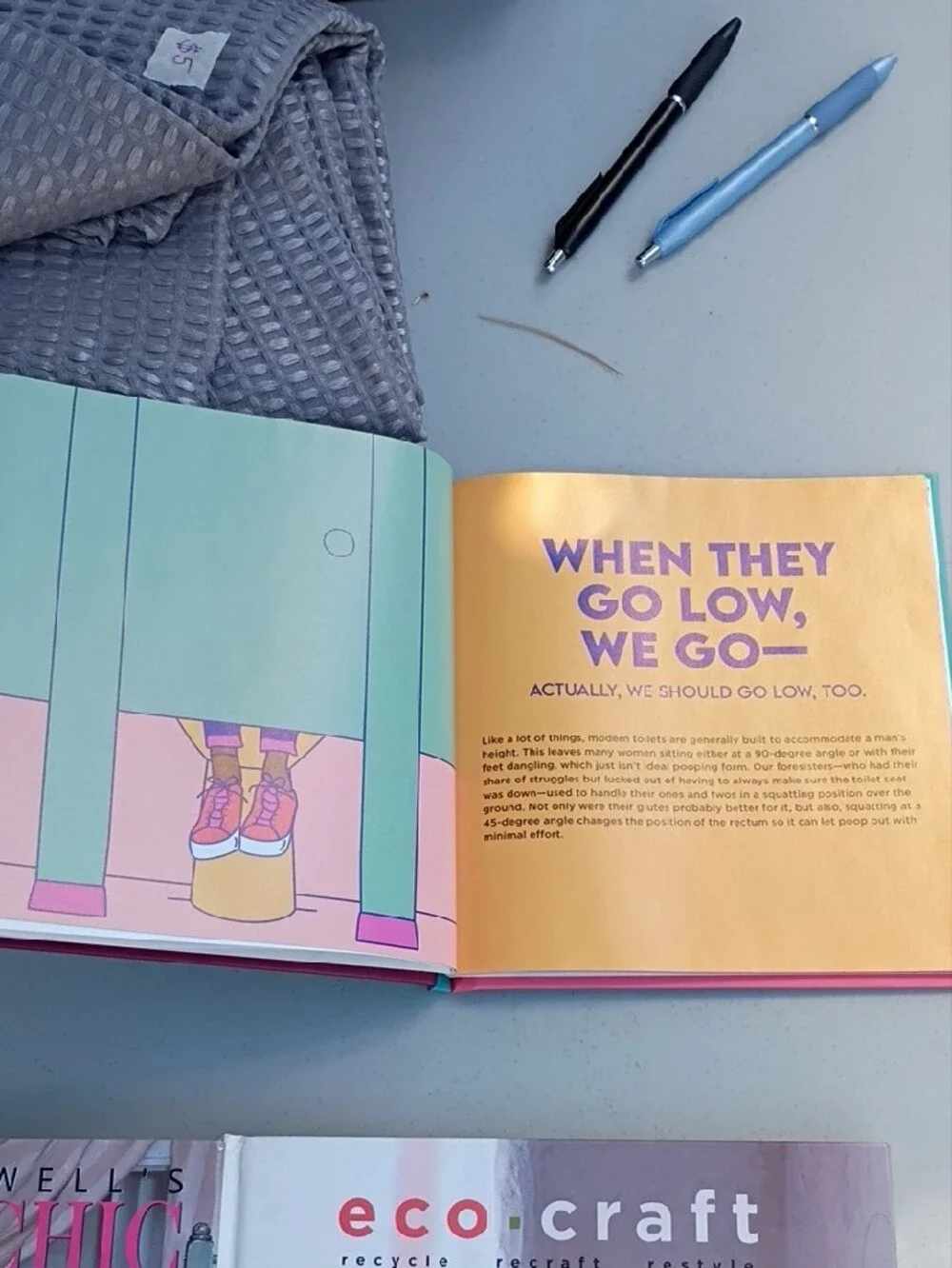 Target Women Don't Poop Book - Pink and Teal