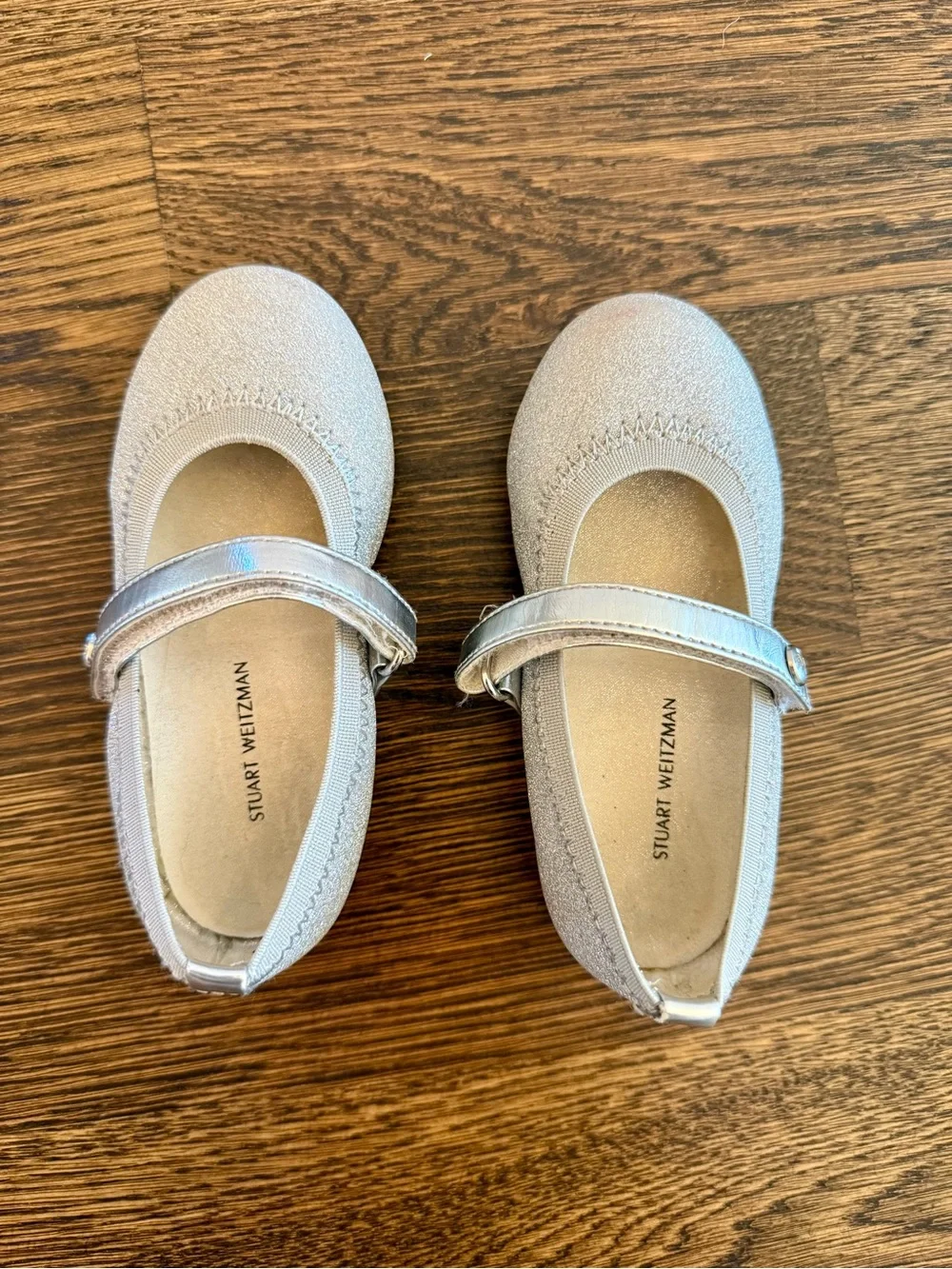 Stuart Weitzman subtle silver