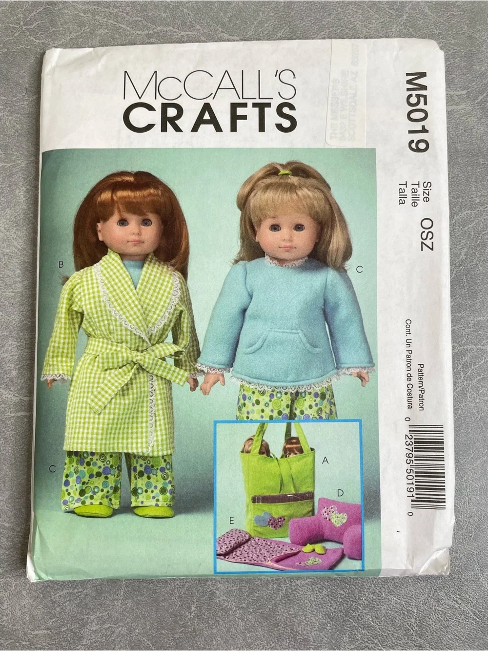 Vintage McCall's & Simplicity 18” Doll Clothes Pattern Pack #4066, M5019, & 4347