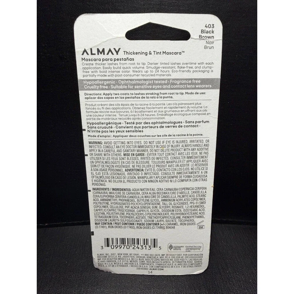 Almay thickening tint