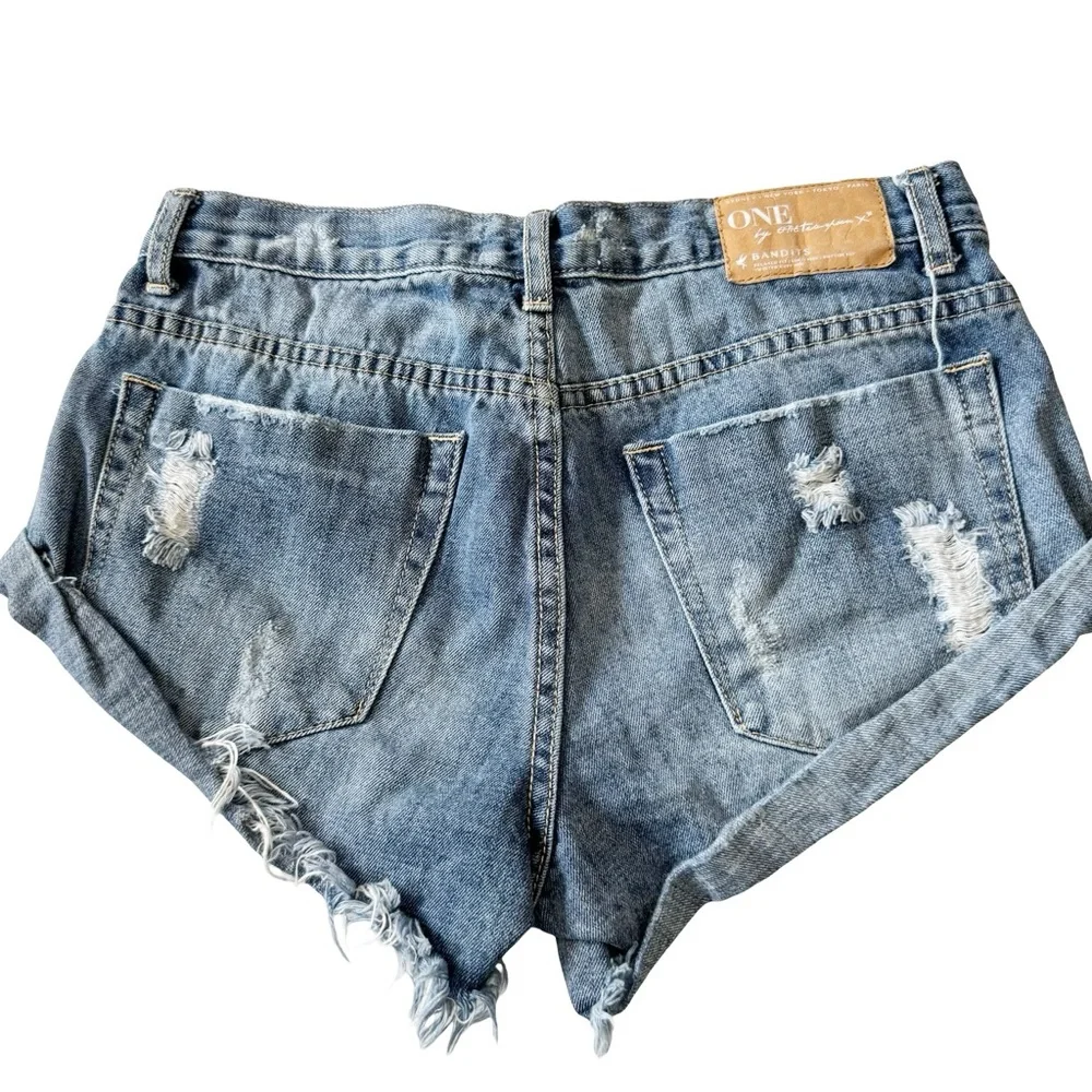 One Teaspoon Bandits Denim Shorts 26