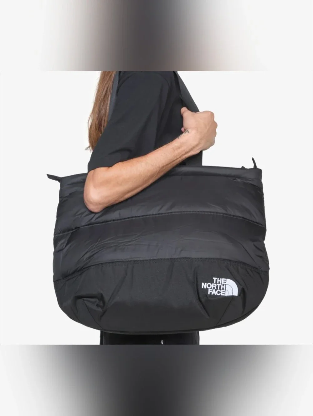 The North Face nuptse tote