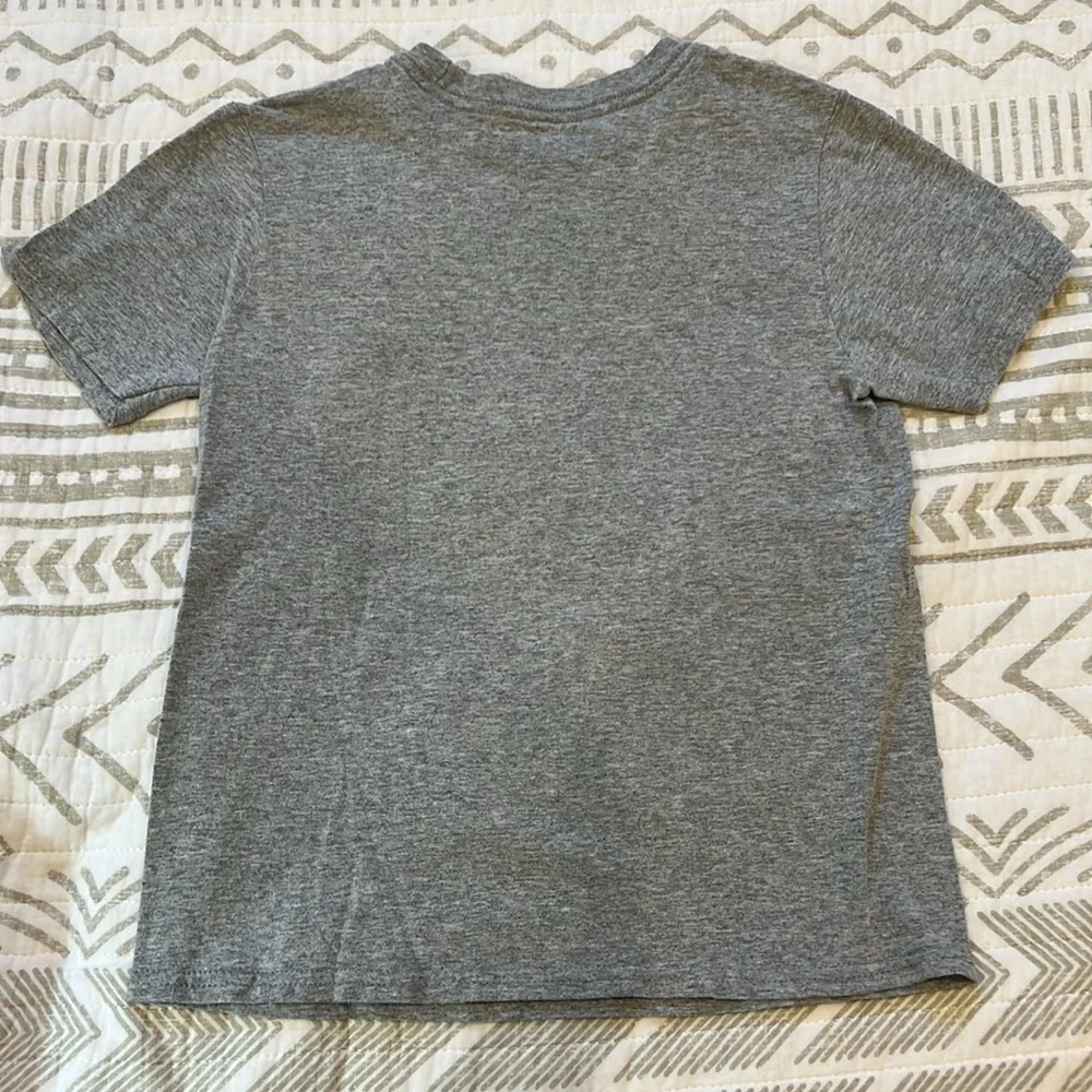 Roblox Character Grid Gaming T-Shirt Gray Cotton Blend Casual‎ Graphic Tee