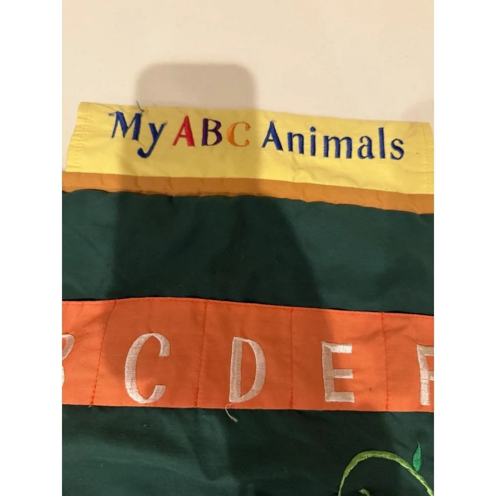 Kubla Kids My ABC Animals‎ Fabric Alphabet Pocket Chart Learning Wall Chart
