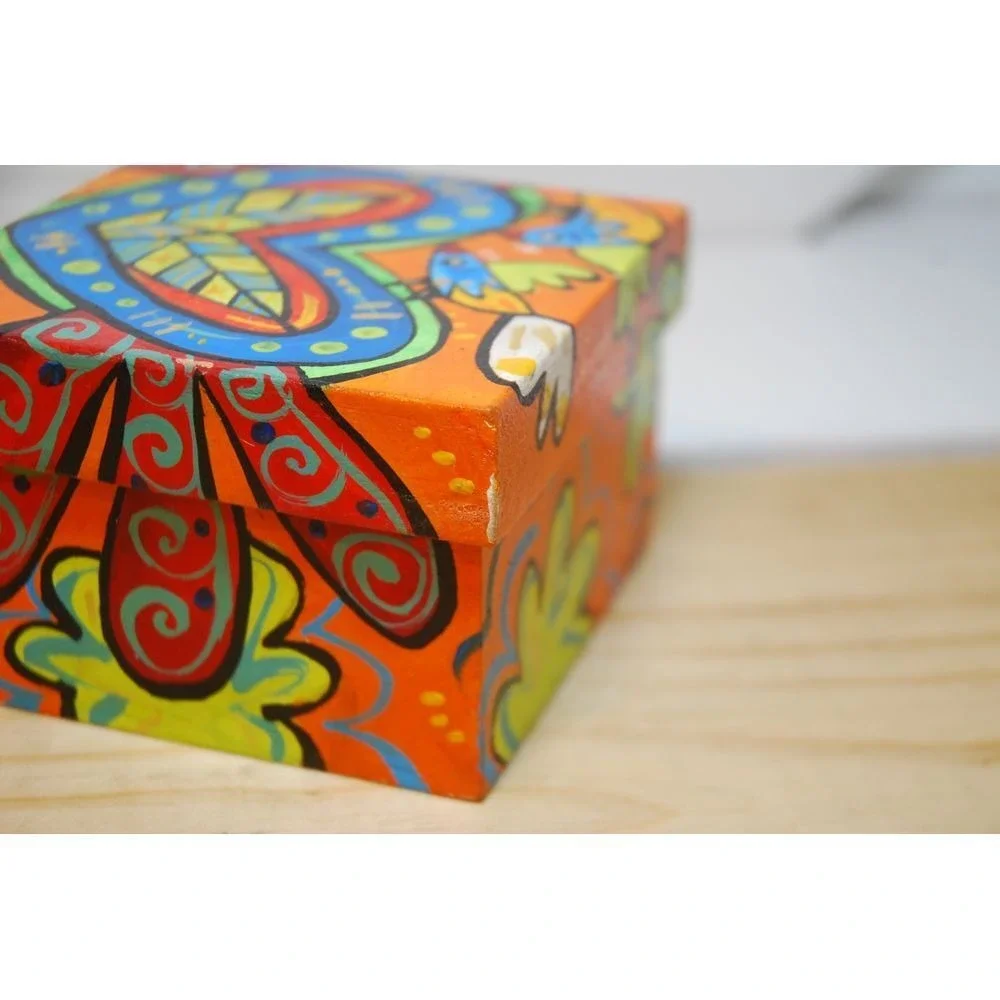 Handmade beautiful vibrant