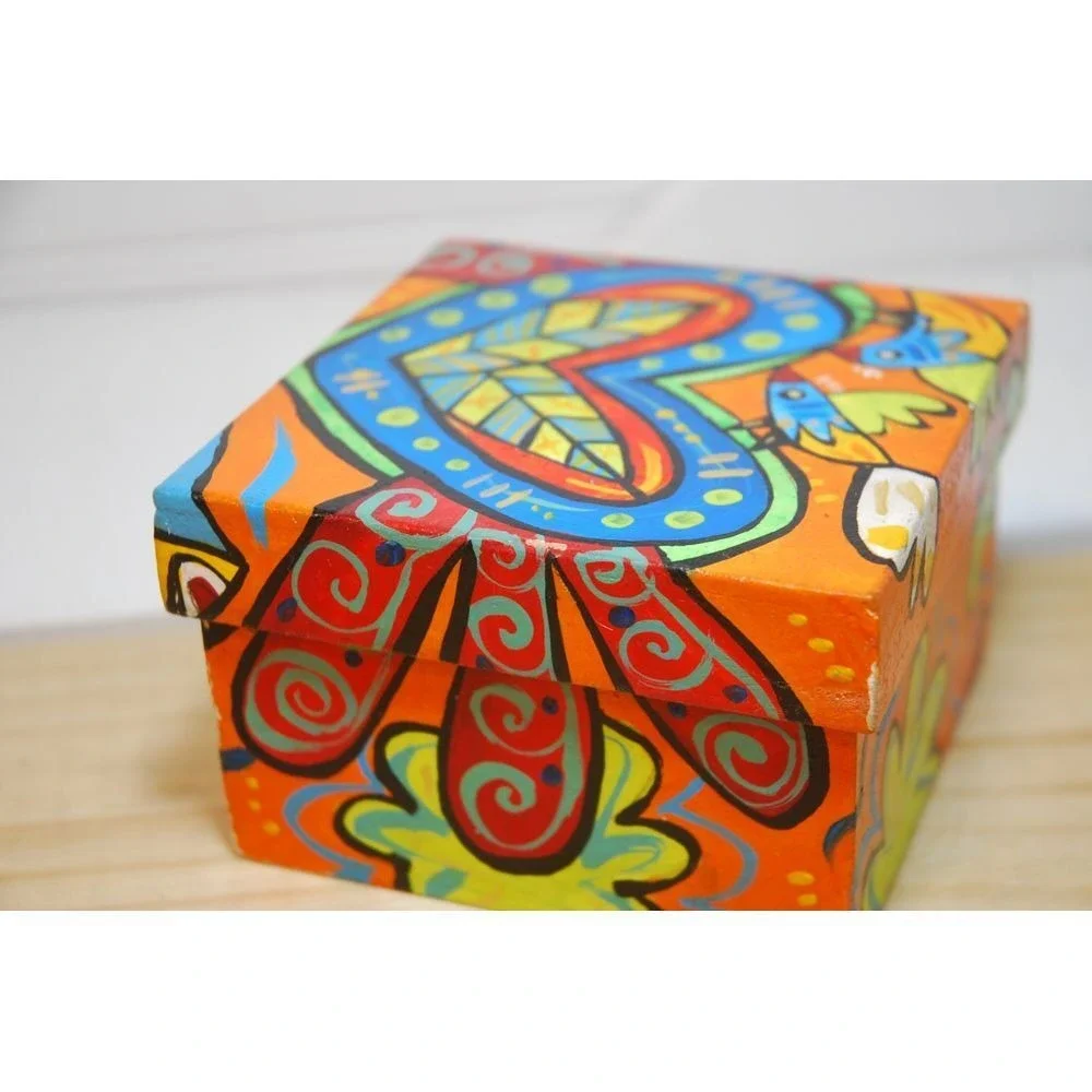 Handmade beautiful vibrant
