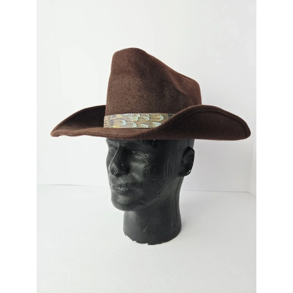 Vintage Rockmount Ranch Wear High Stepper 1700 Size 7 1/4 Wool Hat‎