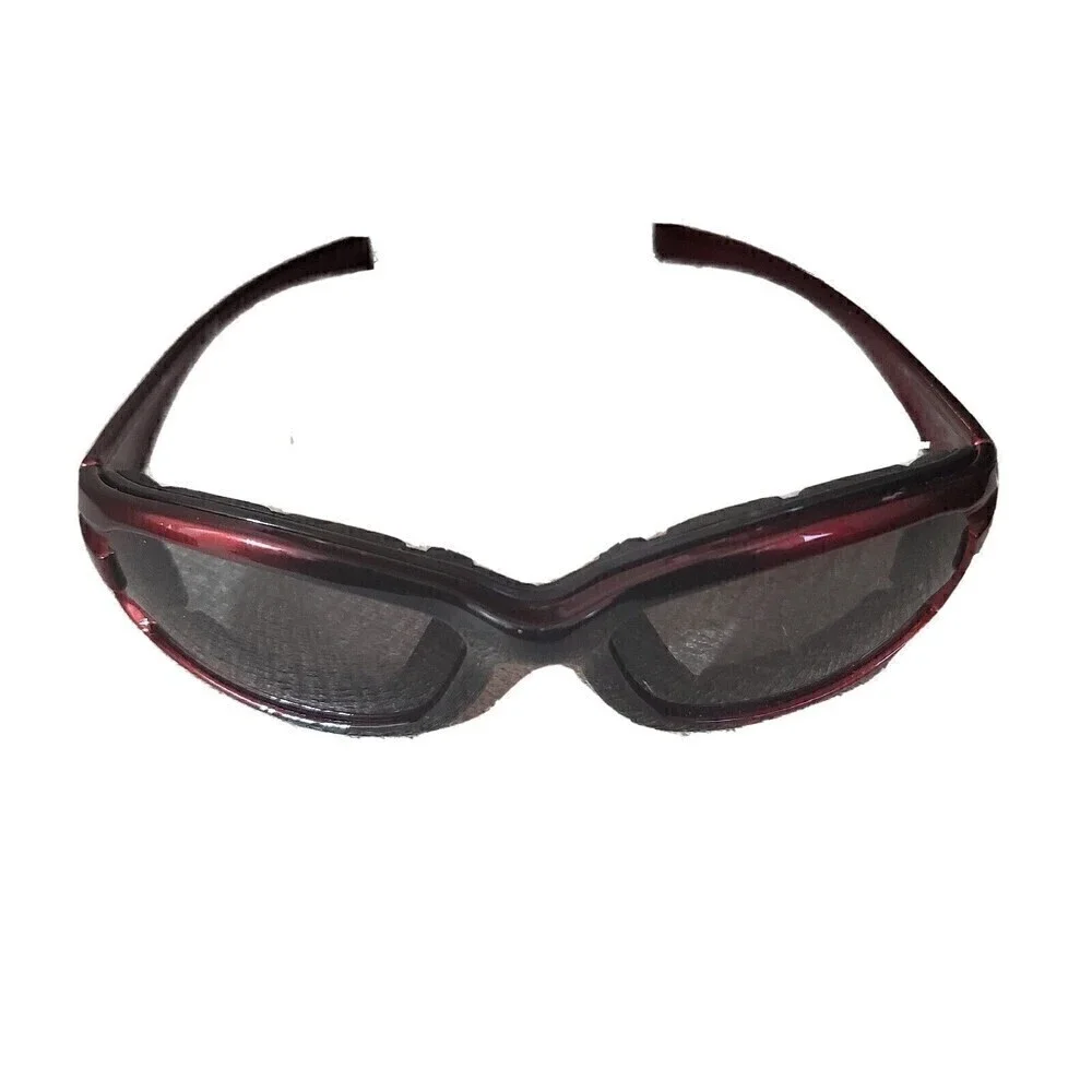 Unbranded Riders Cushioned Boys Sunglasses Burgundy Kids‎ Motorcycle NWOT