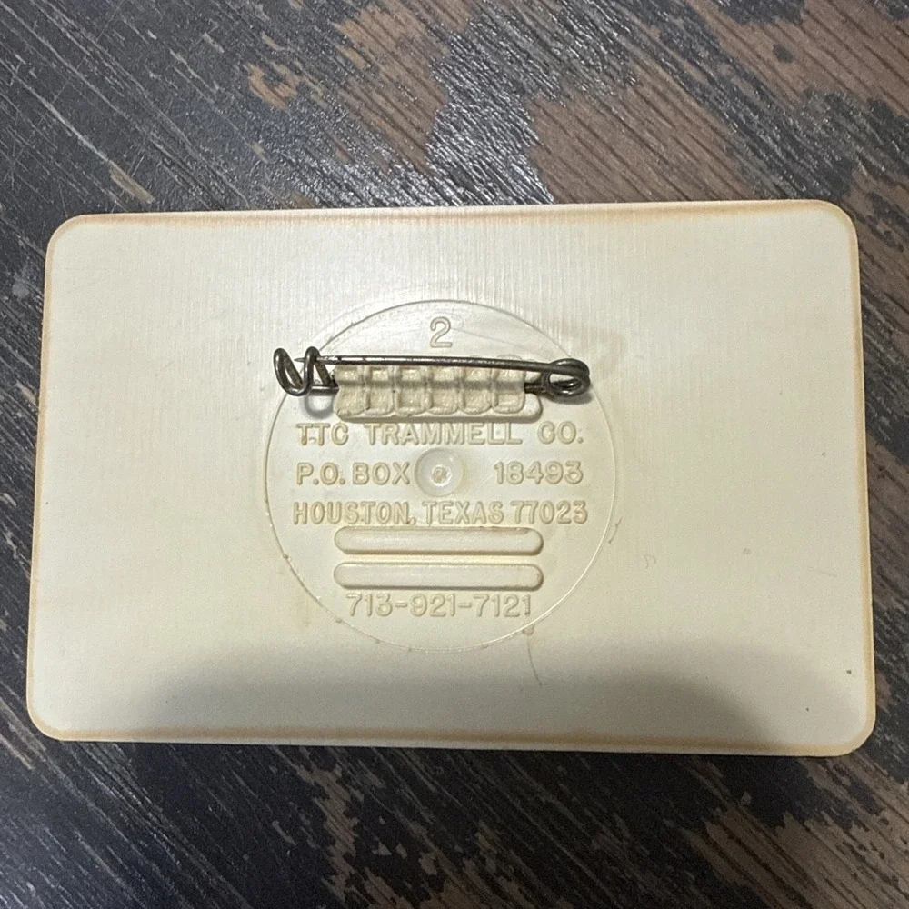 Michelob Houston Open 1981 Season Clubhouse Badge‎ The Woodlands, TX